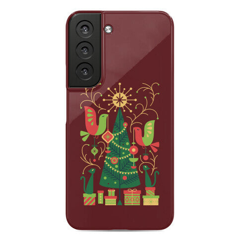 Vintage Christmas Tree Decorating Phone Case
